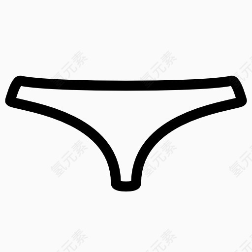 underwear woman icon