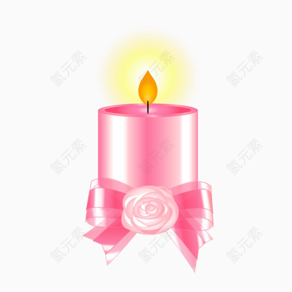 情人节蜡烛PNG透明图片素材