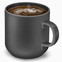 杯子杯黑色的mug-icons