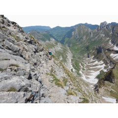 阿尔卑斯山徒步登山八