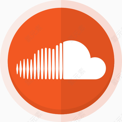 音乐在线音乐SoundCloudSoundCloud的标志声音最终的社会