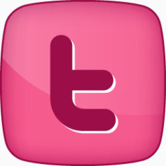 推特pink-girly-social-icons