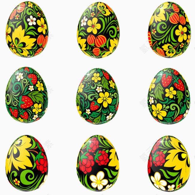 彩蛋装饰复活节