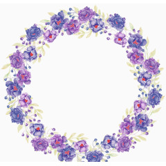 紫色花卉高清图片