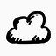 云手拉的iCloud雨存储天气快乐的图标免费–36手绘UI图标