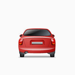车回来红色的Transport-Multiview-icons