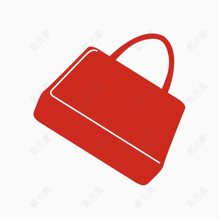红色手提包素材