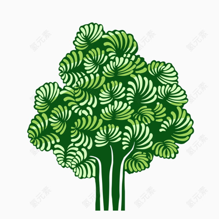 绿色树木图片