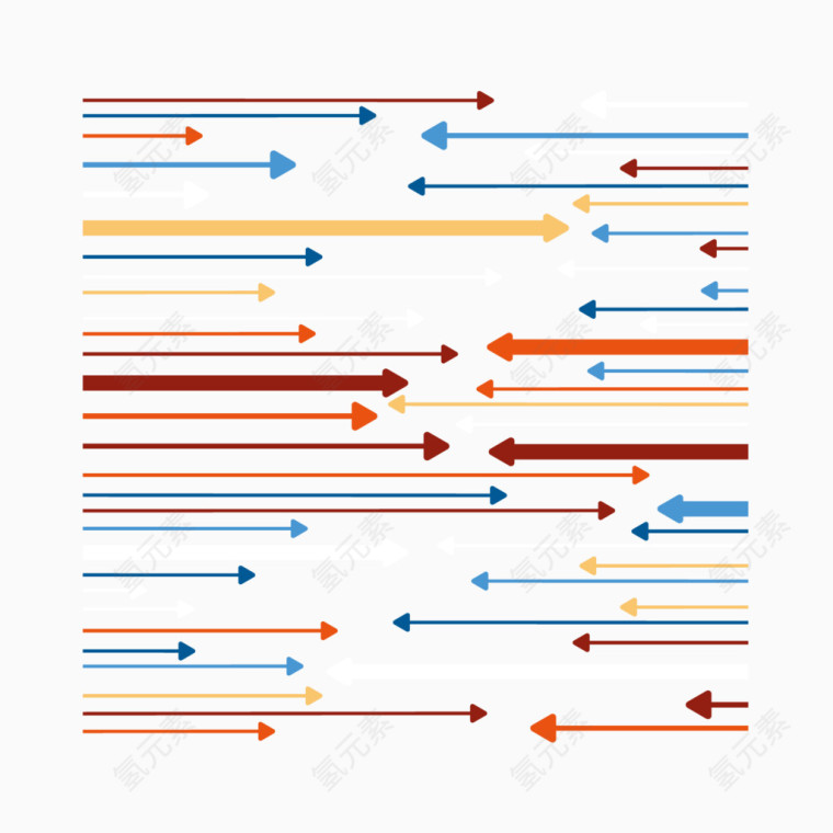 创意彩色箭头