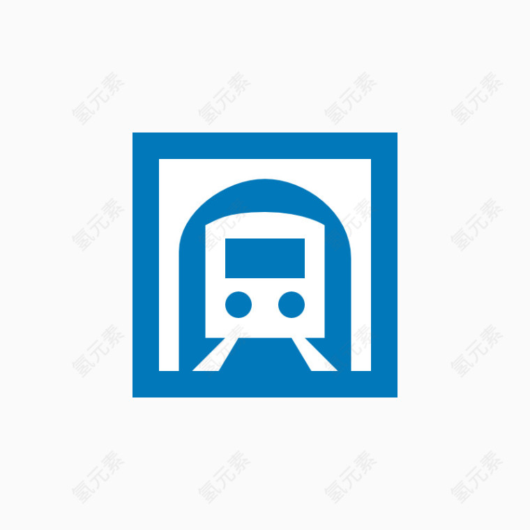 过隧道的地铁icon