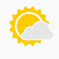 主要是多云的Android-Weather-icons