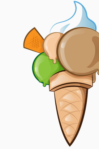 卡通冰激凌图片卡通冰淇淋素材