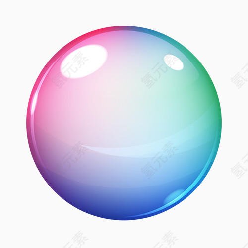 彩色泡沫