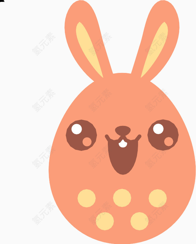 蛋形兔子