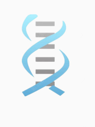dna蓝色灰色ppt简约图标下载