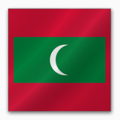 马尔代夫亚洲旗帜