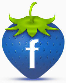 草莓strawberry-social-media-icon-set