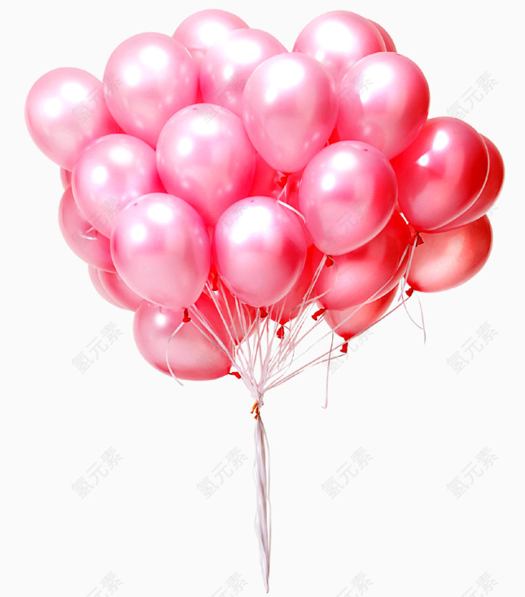 唯美粉红色气球