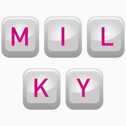 偏好桌面键盘milky-2.0-icons