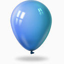 气球青色Balloon-icons