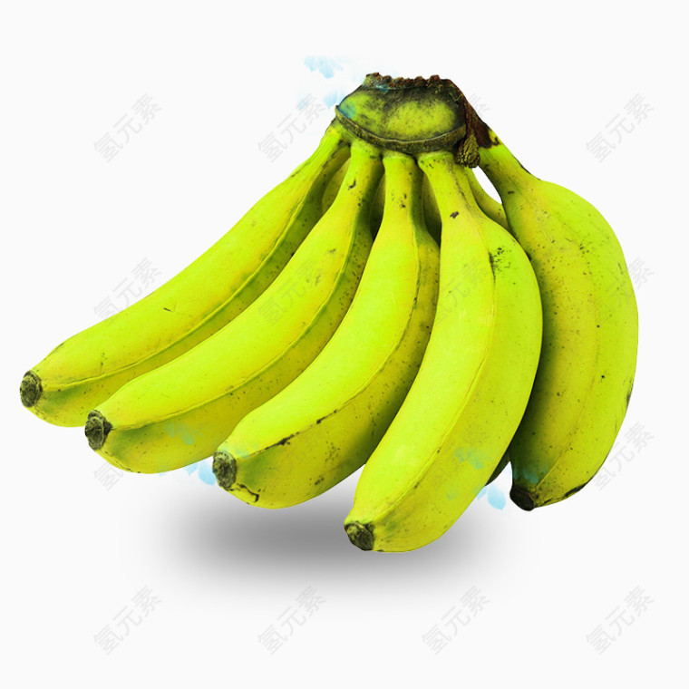 一把黄色香蕉