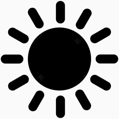 热夏天太阳pittogrammi下载