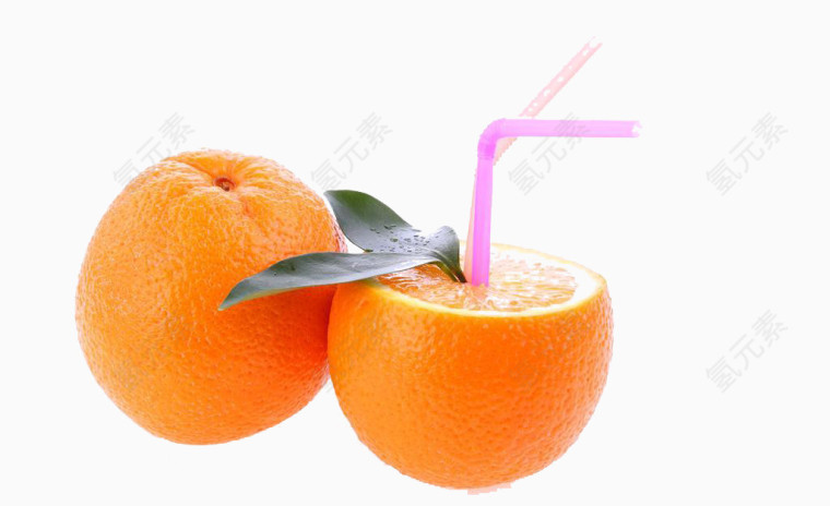 创意橙汁饮料图片素材