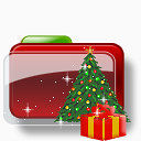 圣诞礼物图标文件夹树
