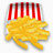 四十八法国人炸薯条iconshock食品西格玛小图标