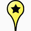 星星google-map-pin-icons