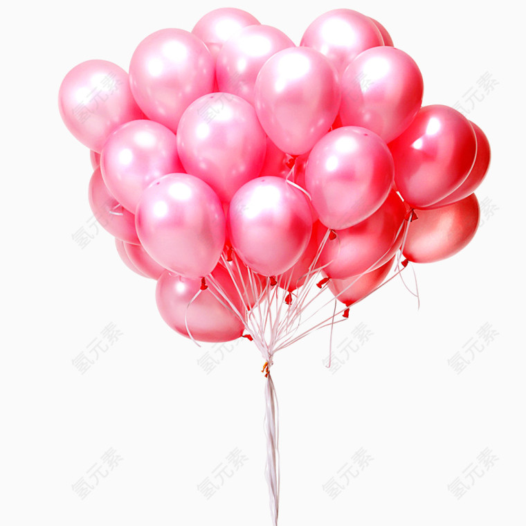 情人节粉色气球