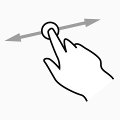 一手指拖gestureworks图标