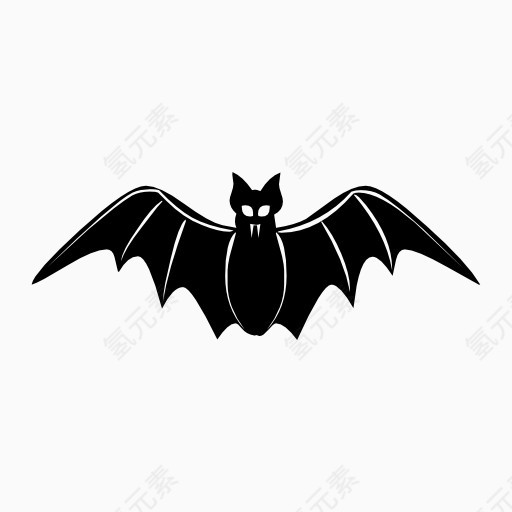 万圣节吸血蝙蝠图标