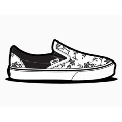 货车树叶鞋van-slip-ons-shoes-icons