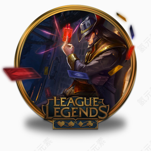 扭曲的命运league-of-legends-gold-border-icons