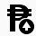 货币标志比索箭头了Simple-Black-iPhoneMini-icons
