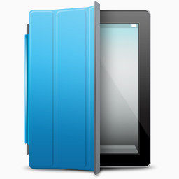 黑色的蓝色的封面ipad2-icons