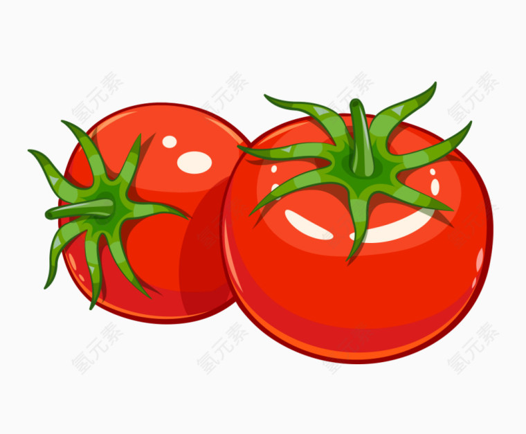 卡通番茄高清素材