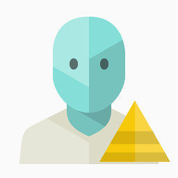 用户金字塔flat-icons