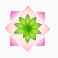 精美五彩花形logo