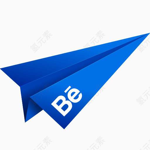 蓝色折纸纸飞机社会化媒体社会层面