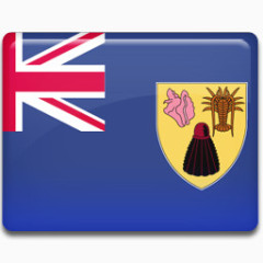 土耳其人和凯科斯群岛岛屿All-Country-Flag-Icons