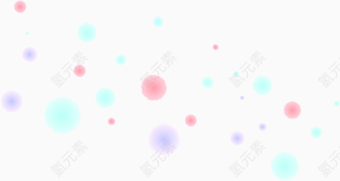 粉色系列圆球漂浮