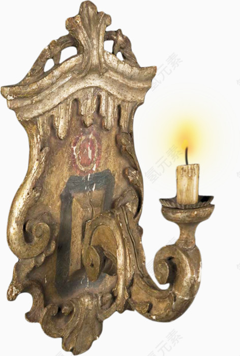 古代复古大气蜡烛烛台