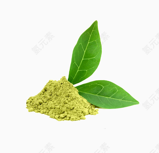 绿茶粉末