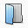 打开的蓝色文件夹icon