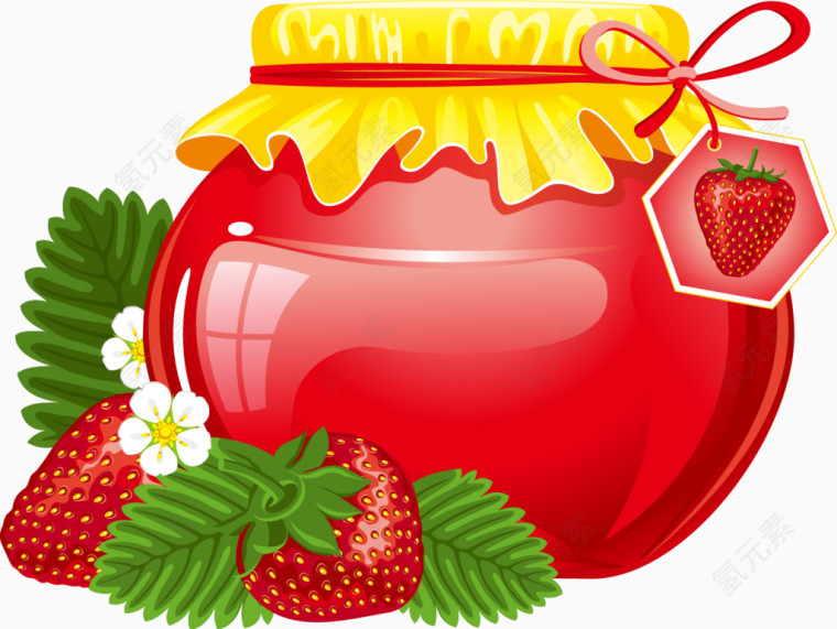 水果草莓罐头