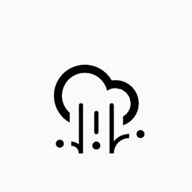 云冰雹Climacons-Weather-icons