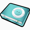 iPod洗牌蓝色绿色iPod shuffle