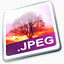 JPEG文件纸文件JPG闪光黑色版